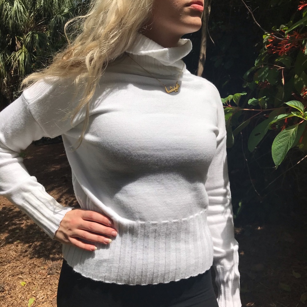 White turtleneck 🐢